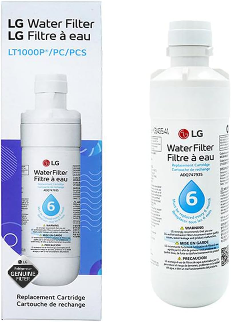 LG LT1000P ADQ74793501 refrigerator water filter with retail box